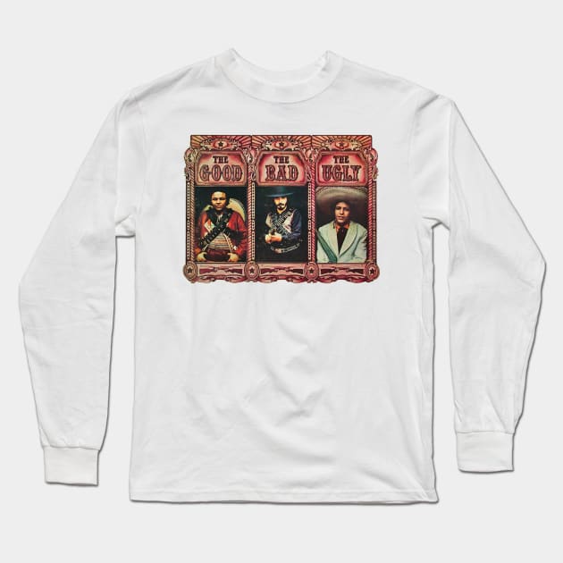 The Good, the Bad, the Ugly Long Sleeve T-Shirt by gemini chronicles